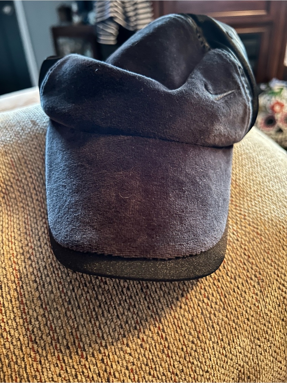 Nike Black Casual Suede-Look Cap -Women’s